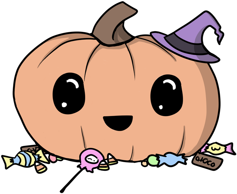 Let's Get Spooky In Japanese Clipart (1024x1024), Png Download