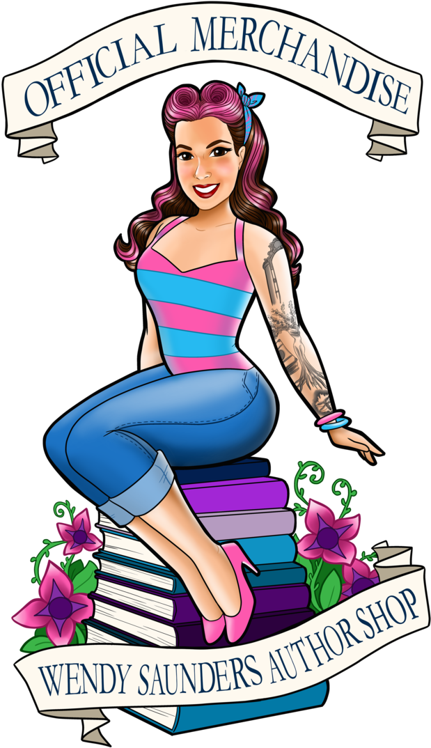 Official Merchandise From Wendy Saunders Author Clipart (711x1199), Png Download