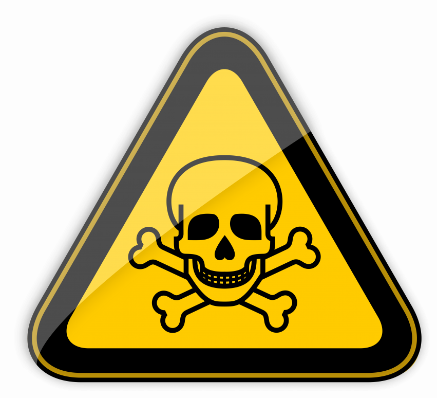 Download Toxic Warning Sign Clipart Png Photo Transparent Png (851x774), Png Download