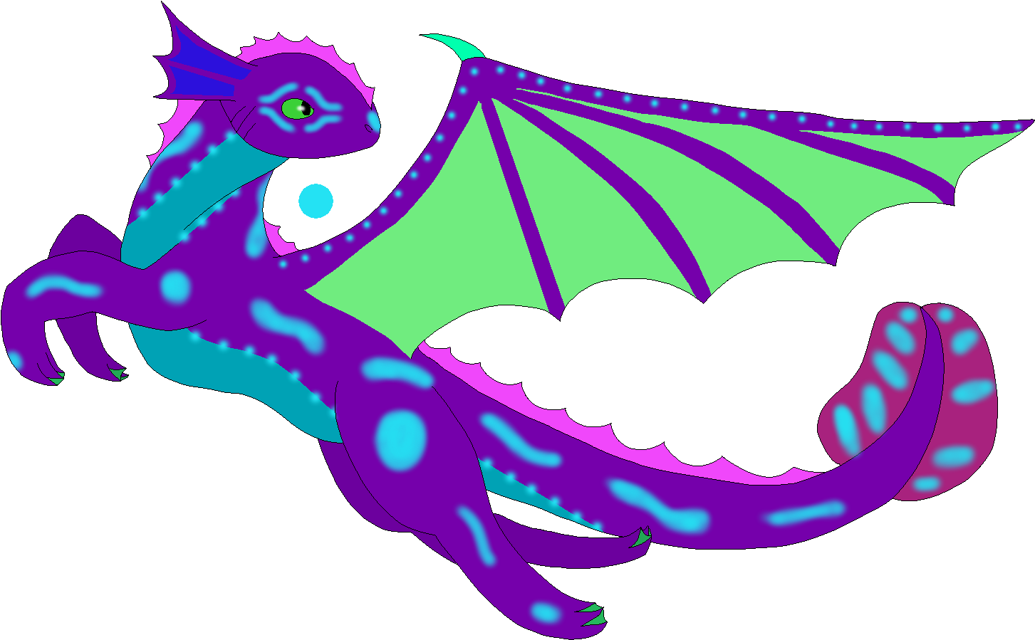 Two Aquaborealis Launch Out Of The Seemingly Shallow Clipart (1533x983), Png Download