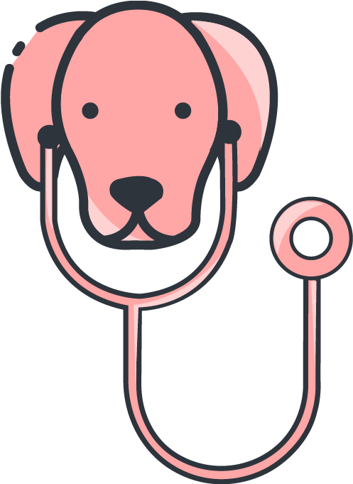 A Dog With A Stethoscope Clipart (680x680), Png Download