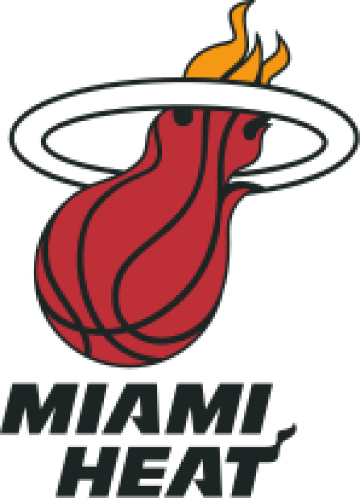 The Official Logo Of The Miami Heat Clipart (725x1002), Png Download