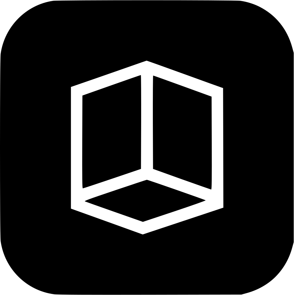 Create D Box Cube Shape Design Graphic Tool Svg Png Clipart (981x982), Png Download
