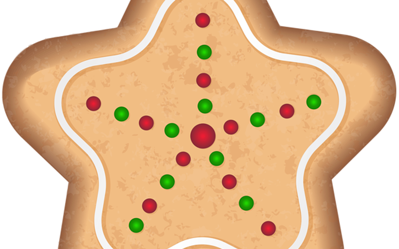 Christmas Gingerbread Cookie Png Clip Art Gallery Yopriceville Transparent Png (1368x855), Png Download