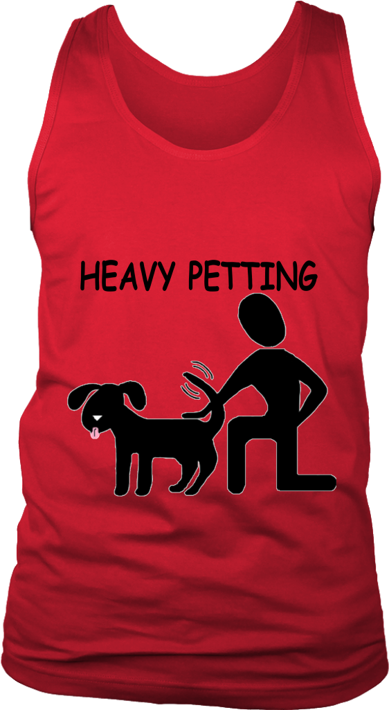 Men's Heavy Petting Tank Clipart (1024x1024), Png Download
