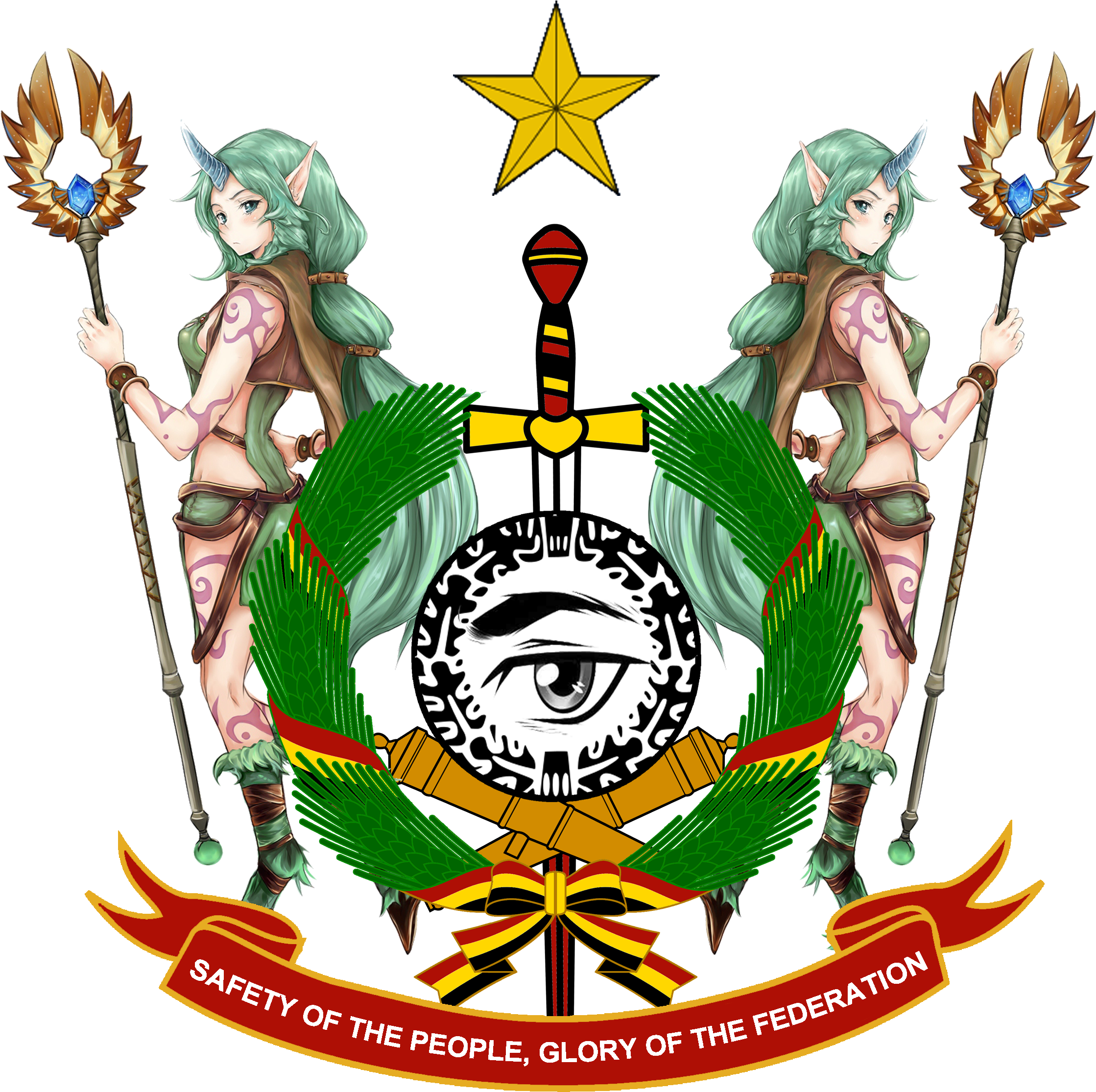 The Ground Forces Emblem Is Used Alongside The Armed Clipart (2400x2400), Png Download
