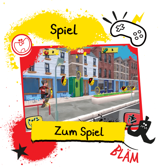 Skate Bläm Clipart (562x600), Png Download