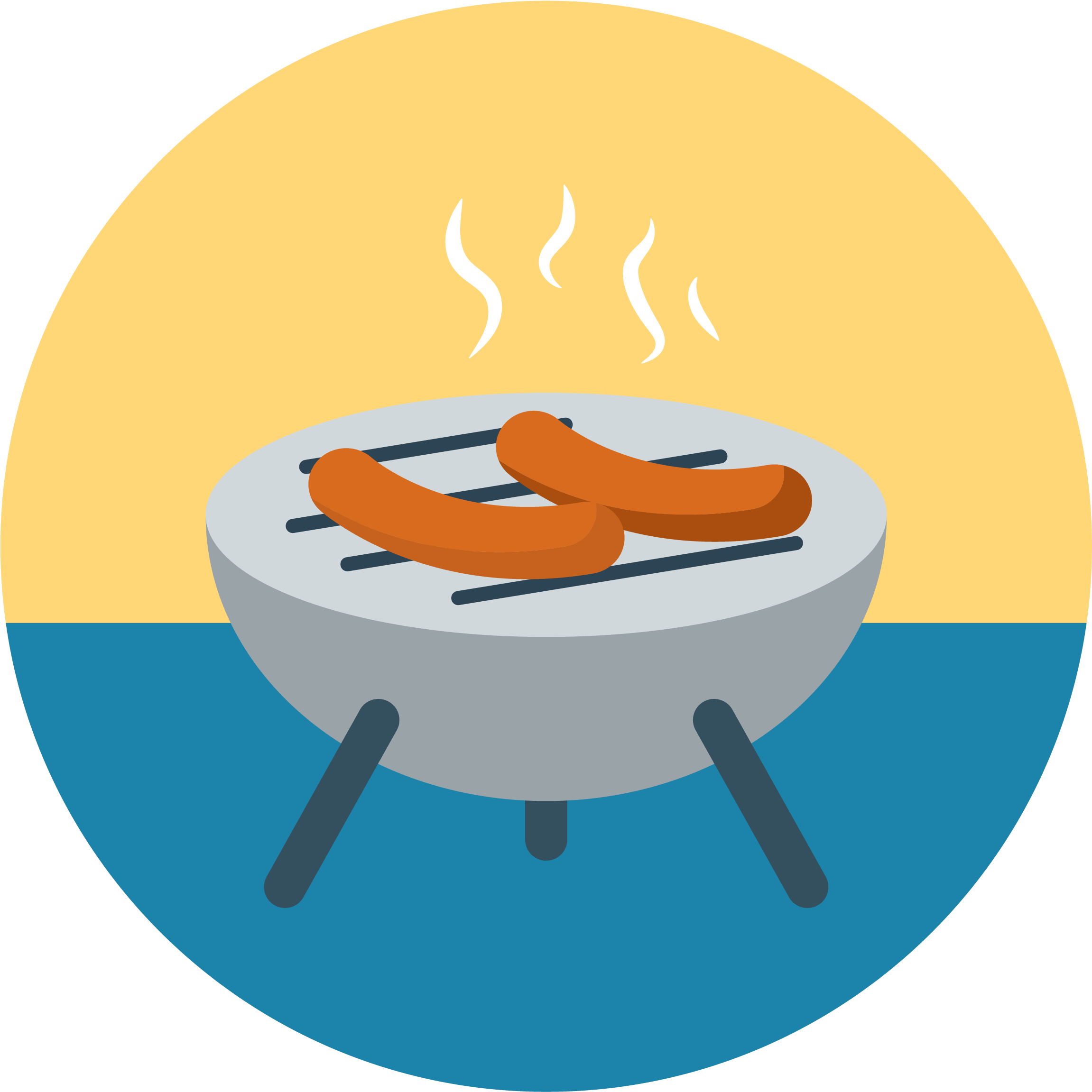 Outdoor Pavilion And Barbecue Grill Available For Guest Clipart (2500x2500), Png Download