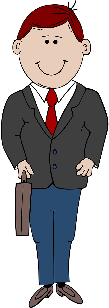 Business Man Business Person Png Image Clipart (640x1280), Png Download