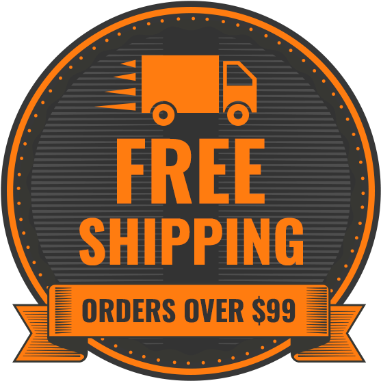Free Shipping Over $99 Clipart (600x600), Png Download
