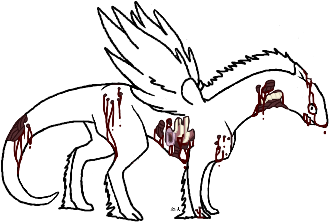 Bloody Mess Female / Male Clipart (680x460), Png Download