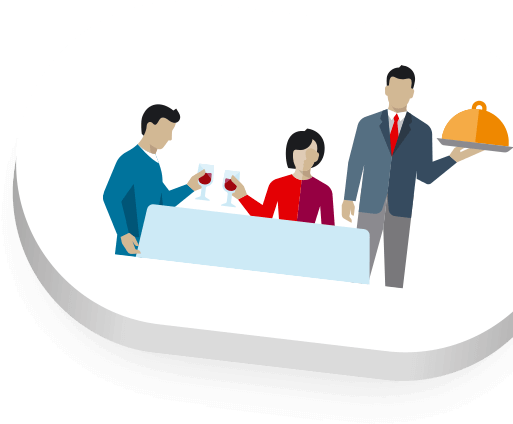 Hospitality Clipart (523x774), Png Download