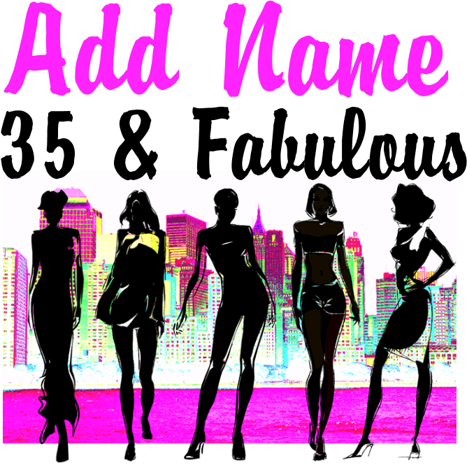 Happy 35th Birthday Tile Coaster Clipart (700x700), Png Download