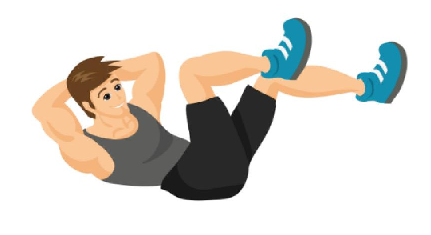 Exercising Clipart Sit Ups - Png Download (1754x1240), Png Download