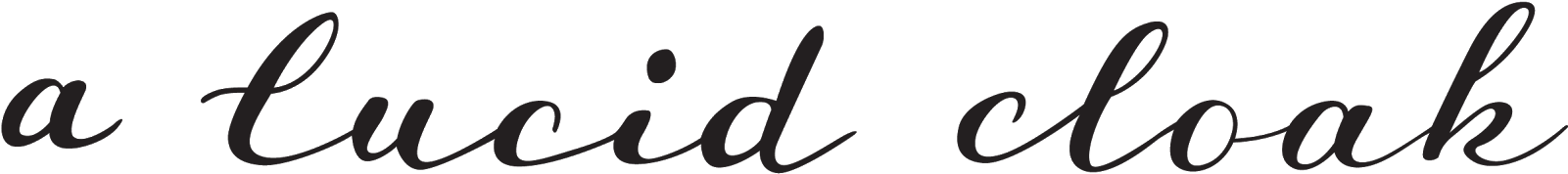 A Lucid Cloak Clipart (1600x403), Png Download