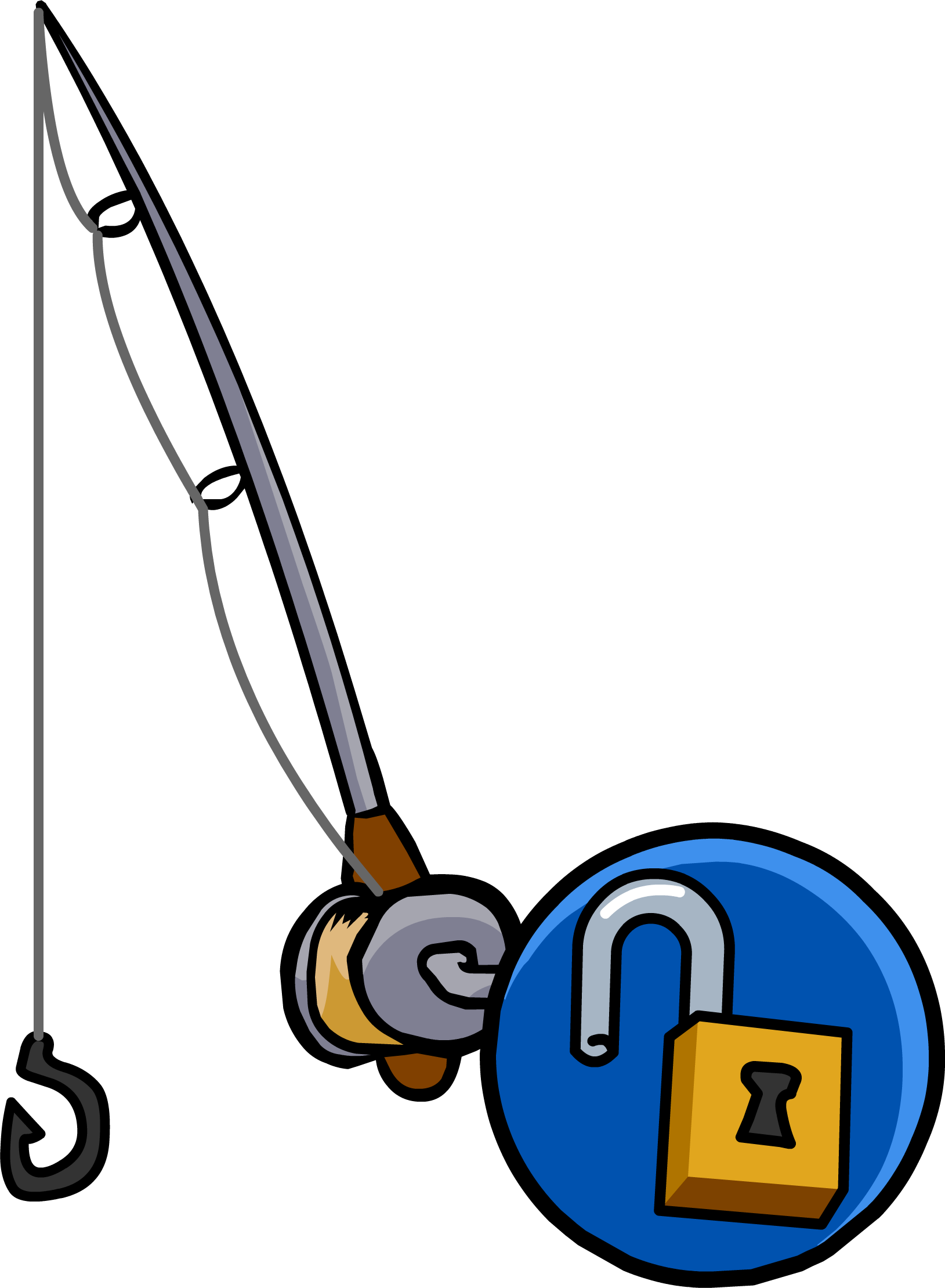 Fishing Rod Clipart (1629x2219), Png Download