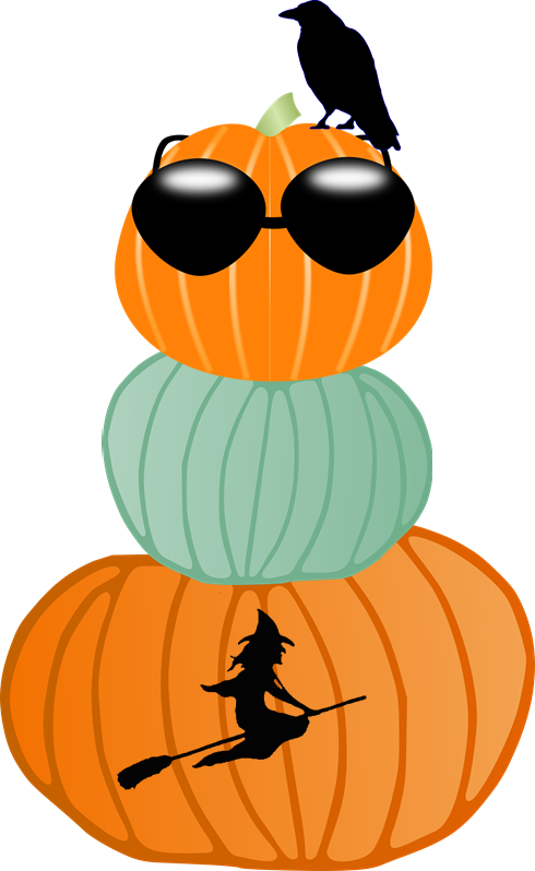 Arts Be Crafty Pumpkins Clipart (490x798), Png Download