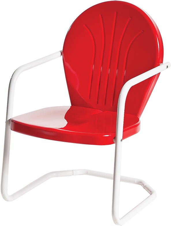 Lawn Chairs Bellaire Metal Lawn Chair Bellaire Skylark Clipart (610x800), Png Download