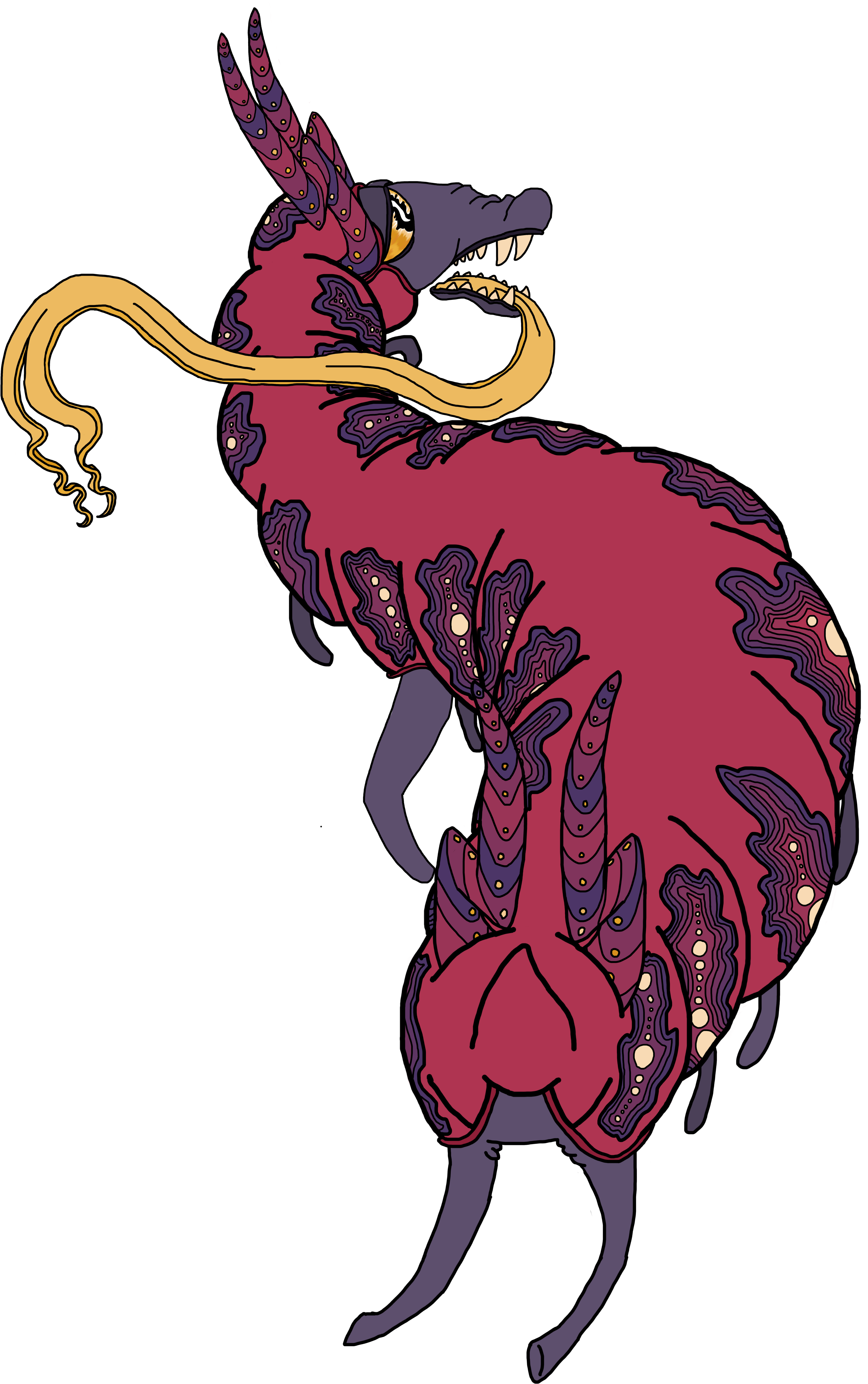 #scolipede Drawings On Paigeeworld Clipart (5091x8141), Png Download