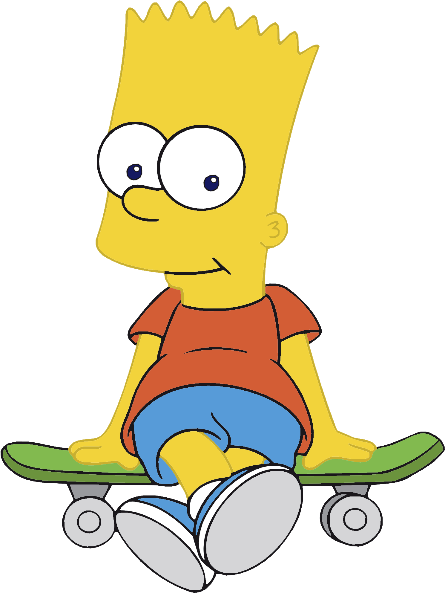 Bart Simpson In Phineas And Ferbmilo Murphys Law Style Clipart (2400x2400), Png Download