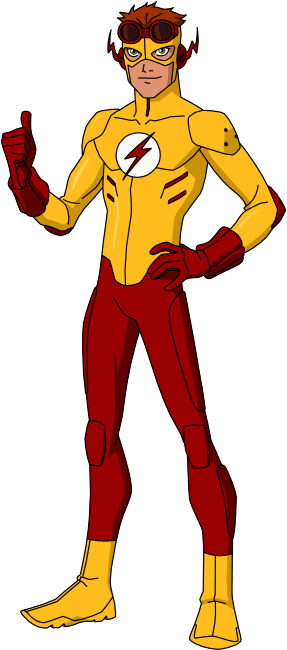 Kid Flash Transparent Image Clipart (400x800), Png Download