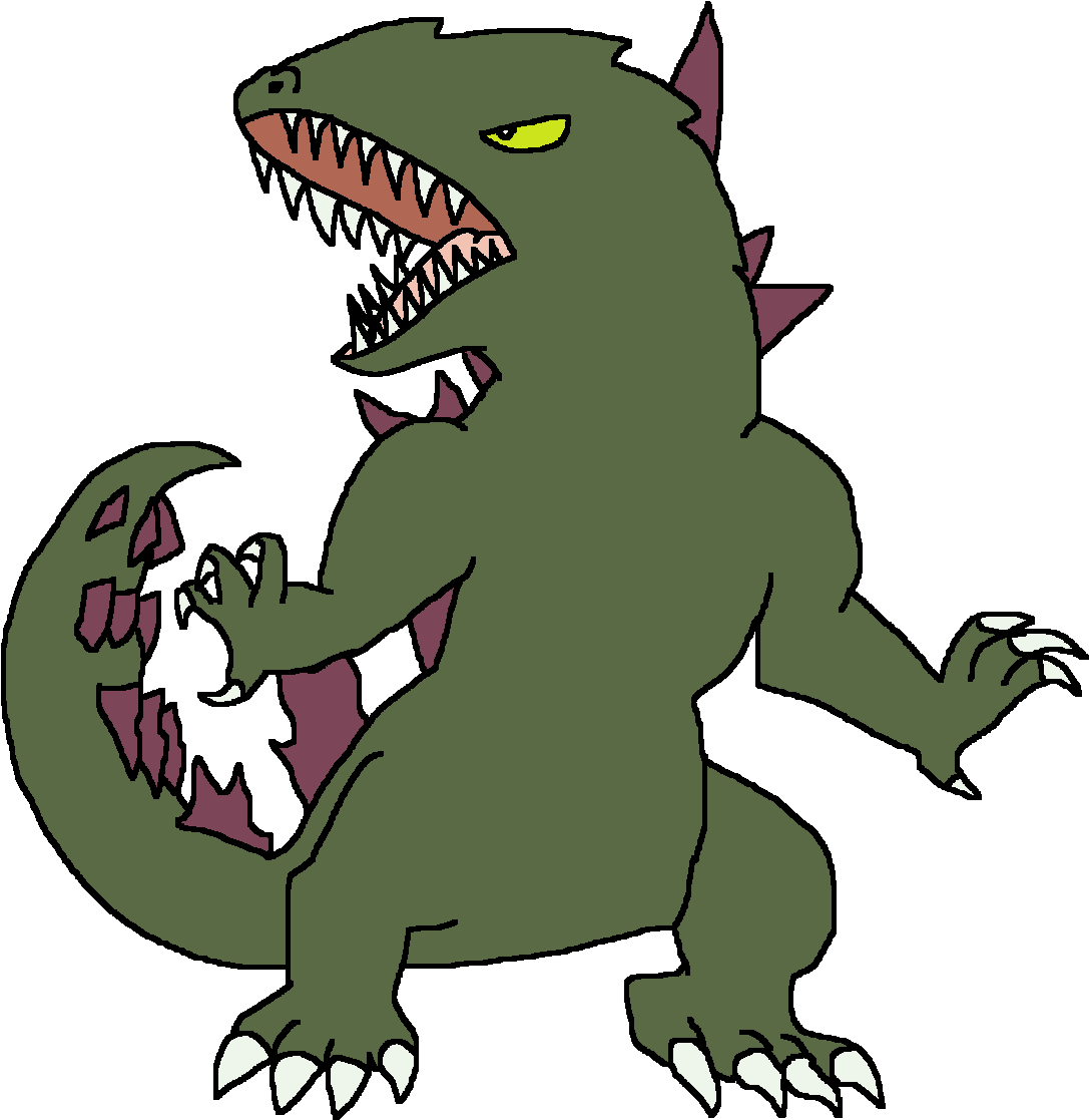 Godzilla 2000 Gcogm Clipart (1112x1152), Png Download