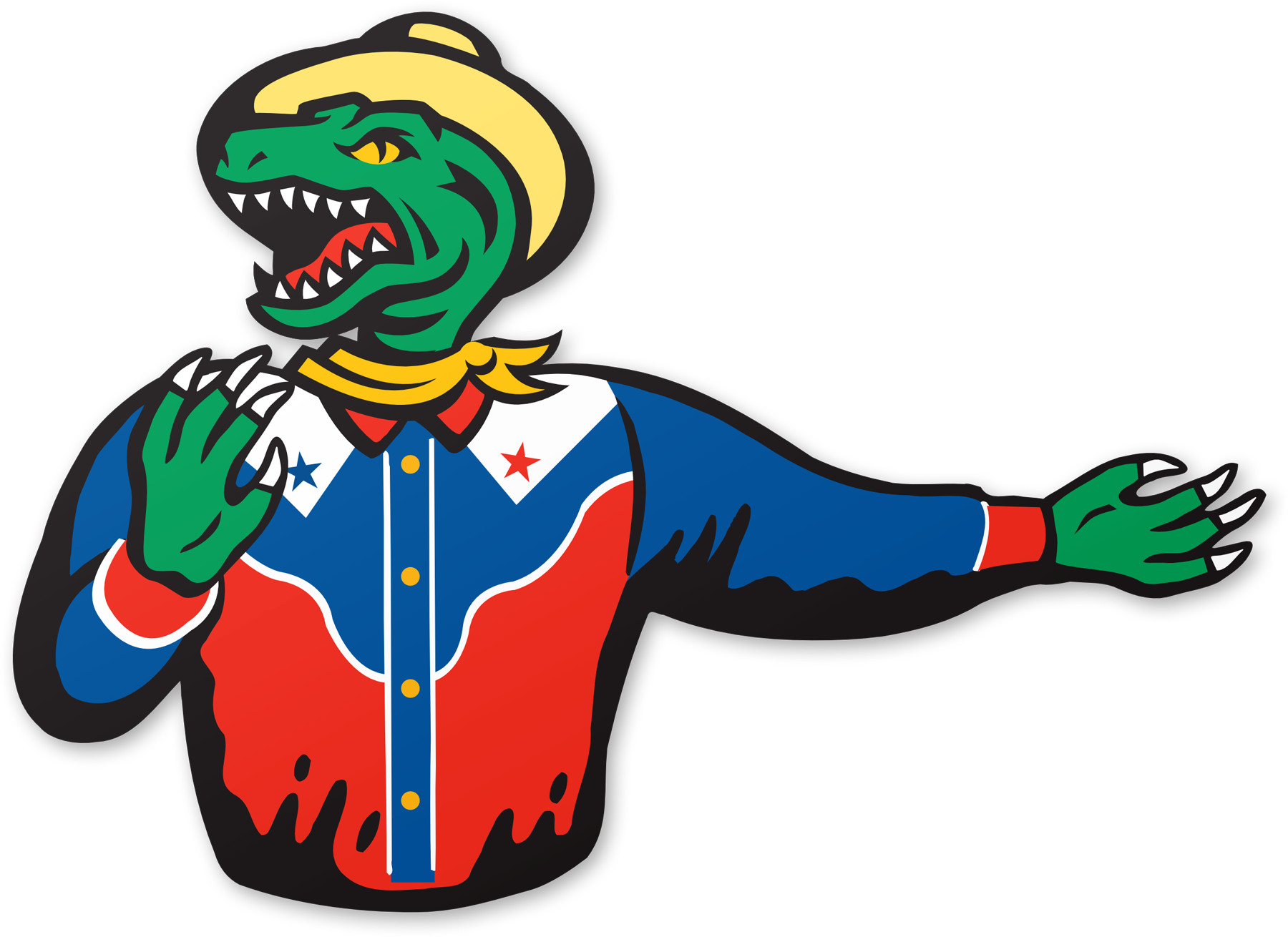 Godzilla Big Tex Clipart (1800x1310), Png Download