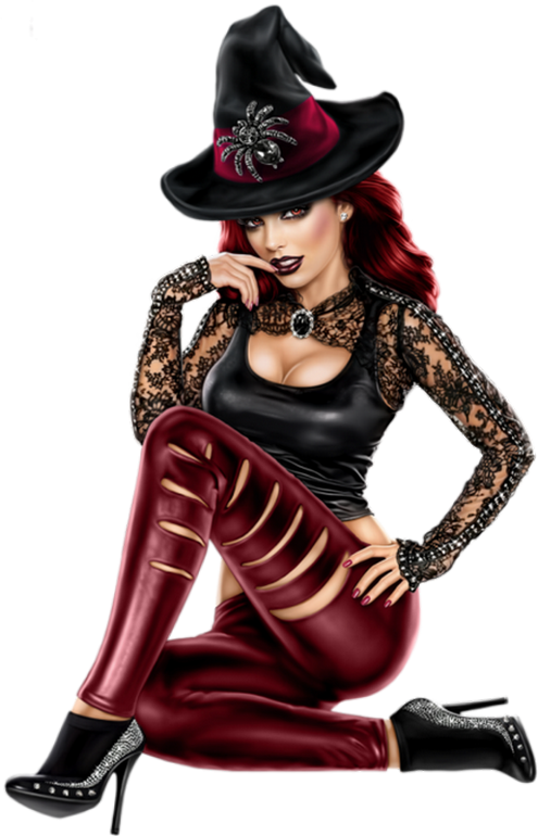 Jolie Sorcière Png Clipart (495x770), Png Download