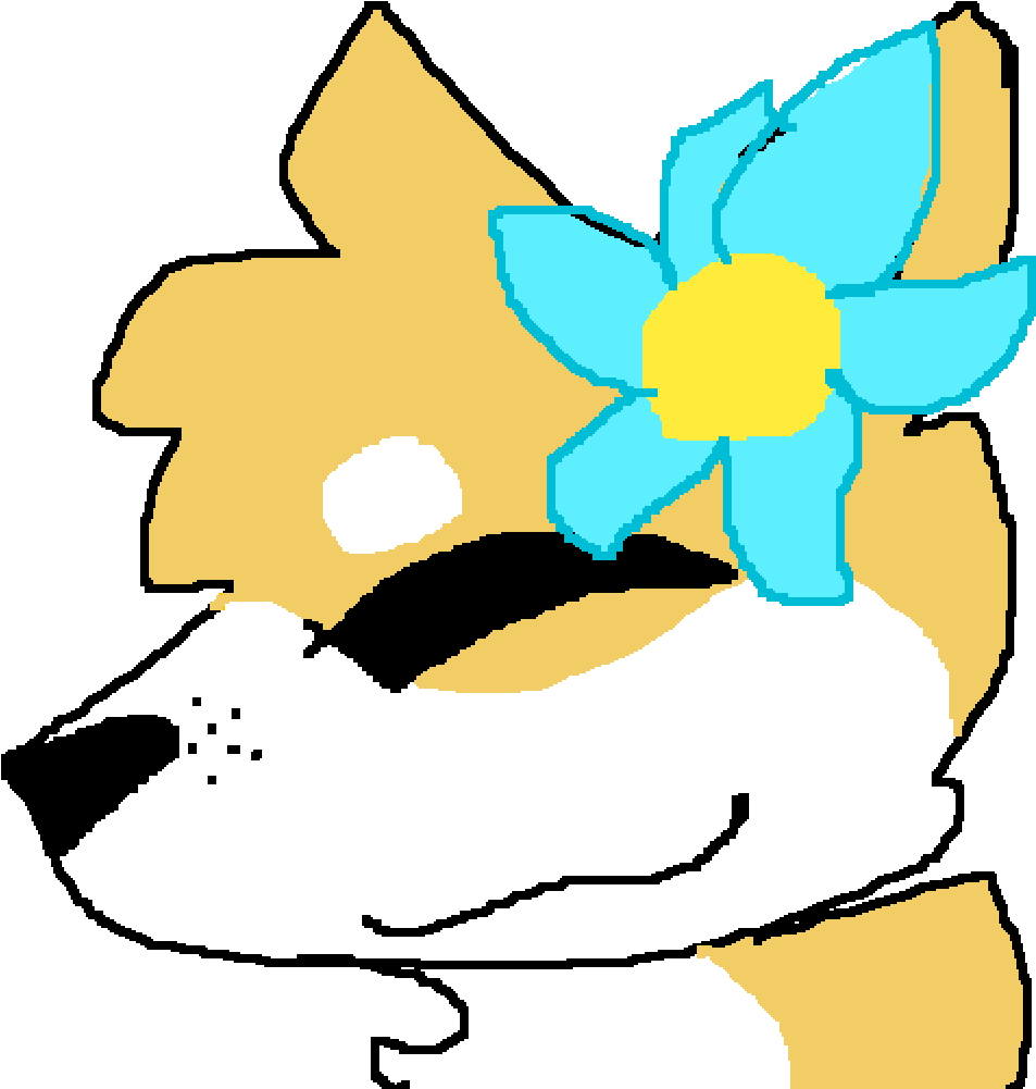 Tsubaki The Shiba Inu Clipart (1000x1000), Png Download