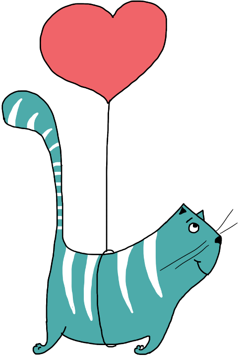 Dailysticker Cat Kitten Fly Sky Kittenstickerremix Clipart (480x719), Png Download