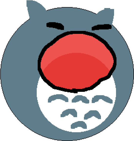 Totoro Clipart (1000x1000), Png Download