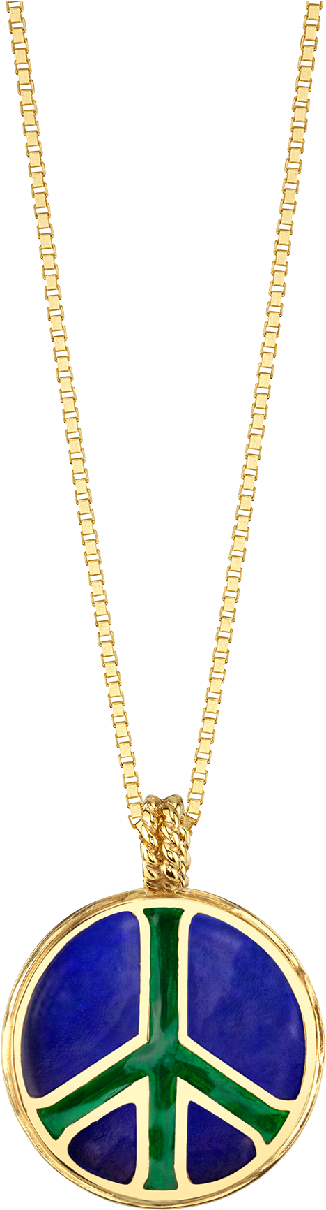 Necklace Clipart Peace Sign - Png Download (1800x1800), Png Download