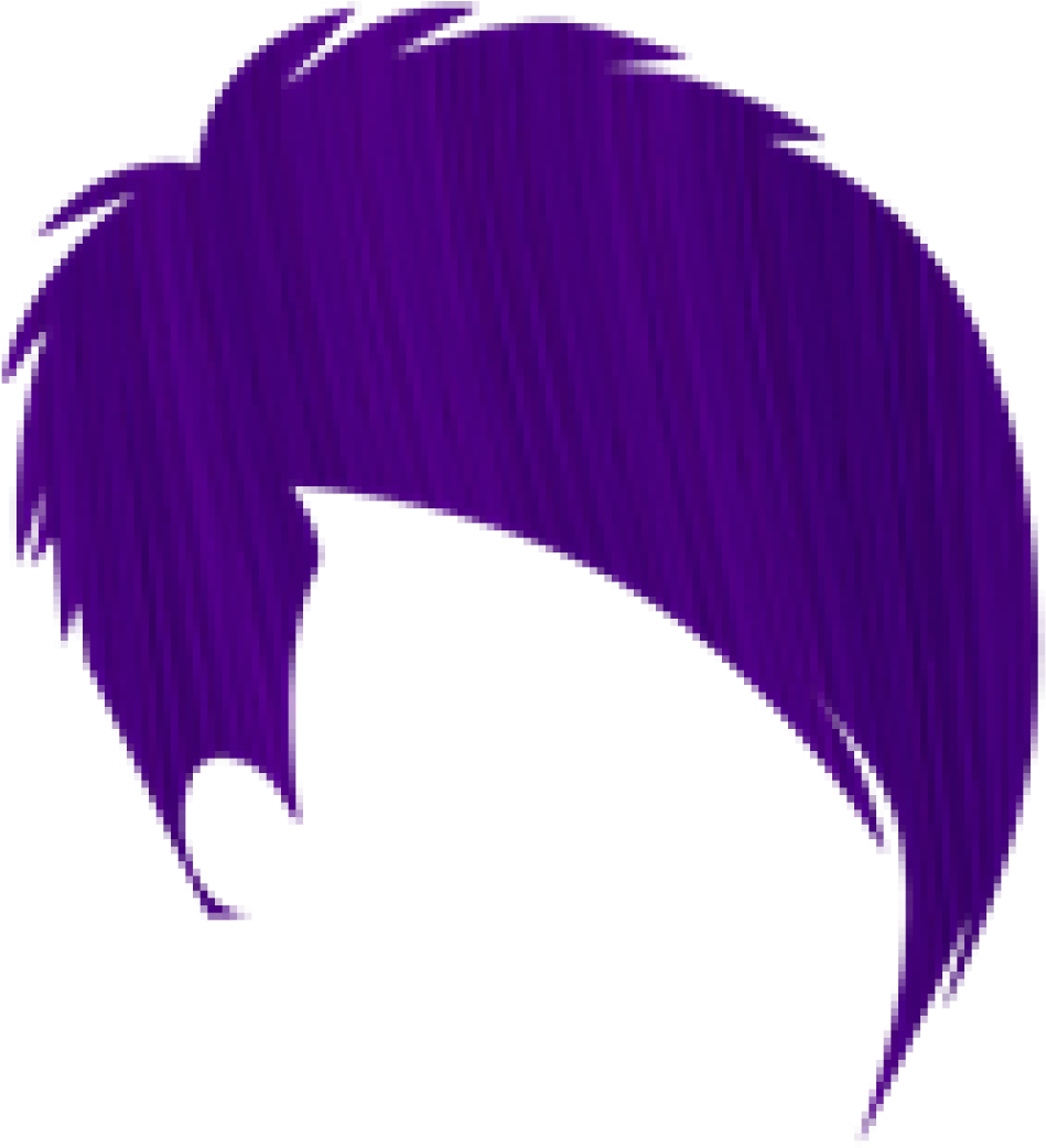 Crazy Clipart Purple Hair - Png Download (1200x1200), Png Download