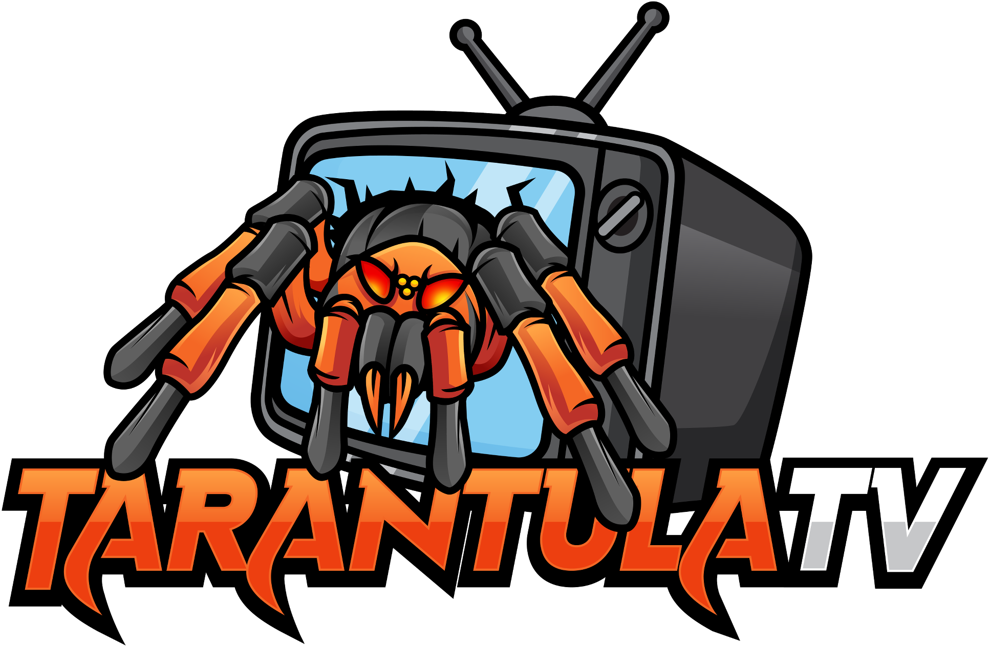 Tarantula Tv Clipart (2000x1340), Png Download