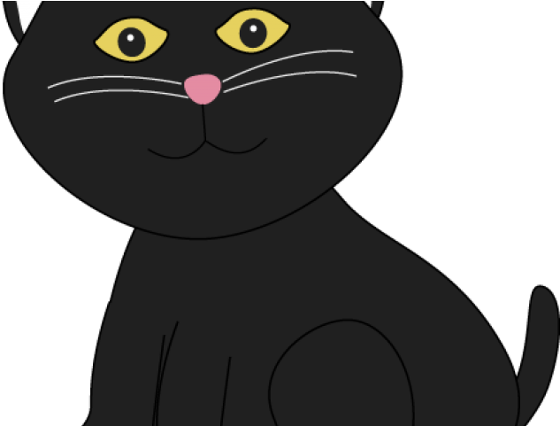 Tuxedo Cat Clipart Black Kitten - Png Download (640x480), Png Download