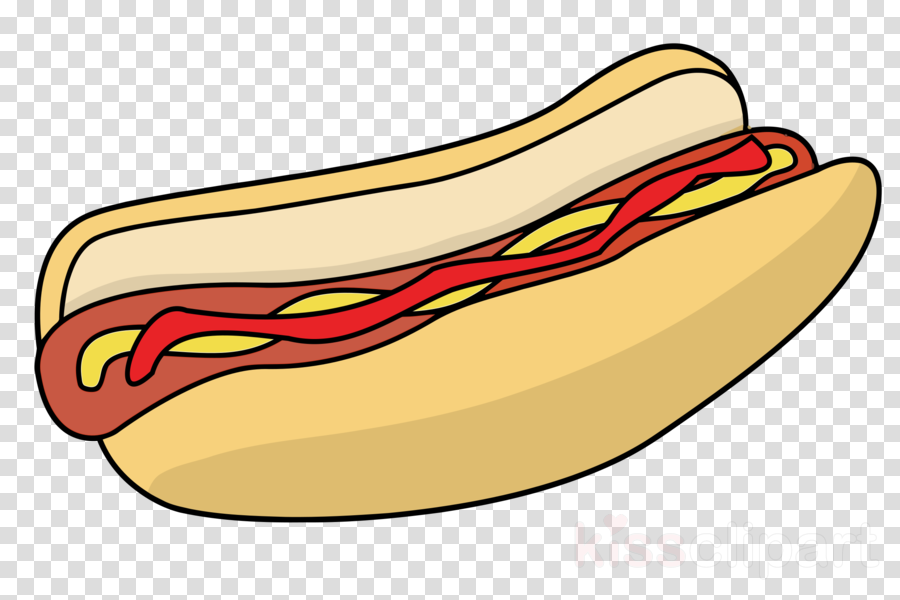 Hot Dog Clipart Hot Dog Hamburger Clip Art - Png Download (900x600), Png Download