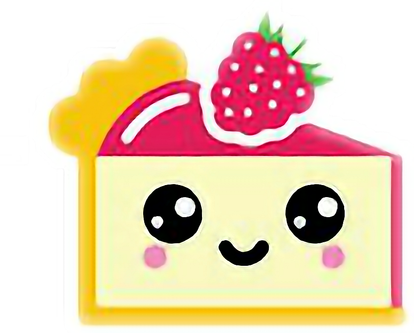 Sweet Cheesecake Sticker Stickers Clipart (824x664), Png Download
