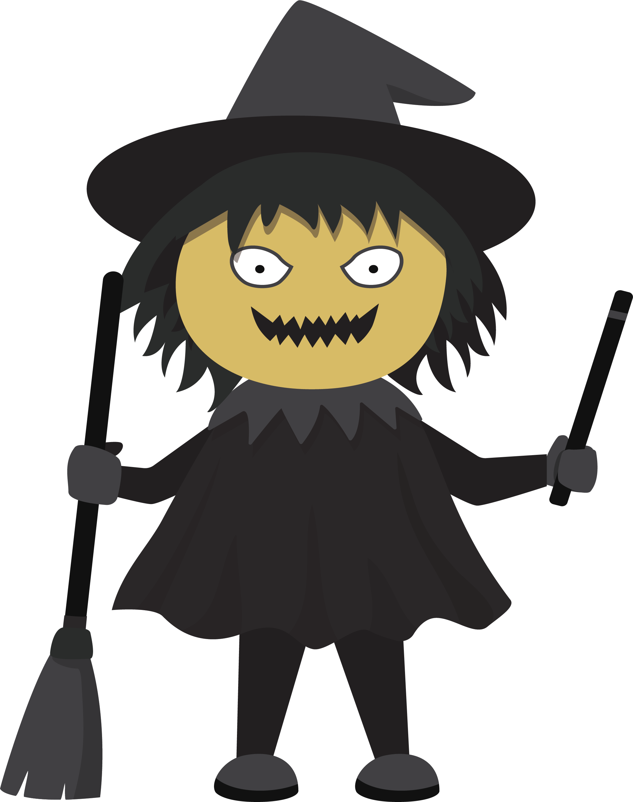 Kisspng Clip Art Scary Witch 5a88479ad62960 9506733315188806668772 Transparent Png (800x1013), Png Download