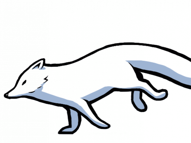 White Wolf Clipart Cartoon - Png Download (640x480), Png Download