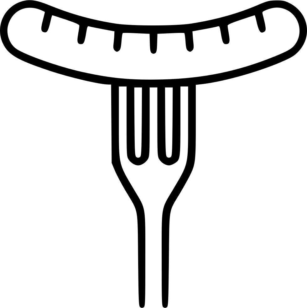 Fork Svg Icon Free Download Onlinewebfonts Com Clipart (980x982), Png Download