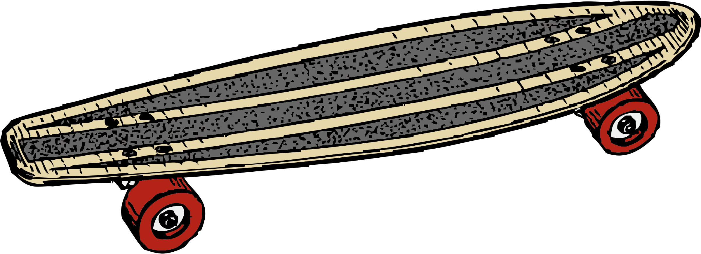 Skateboard Clip Art Free - Png Download (2400x2400), Png Download