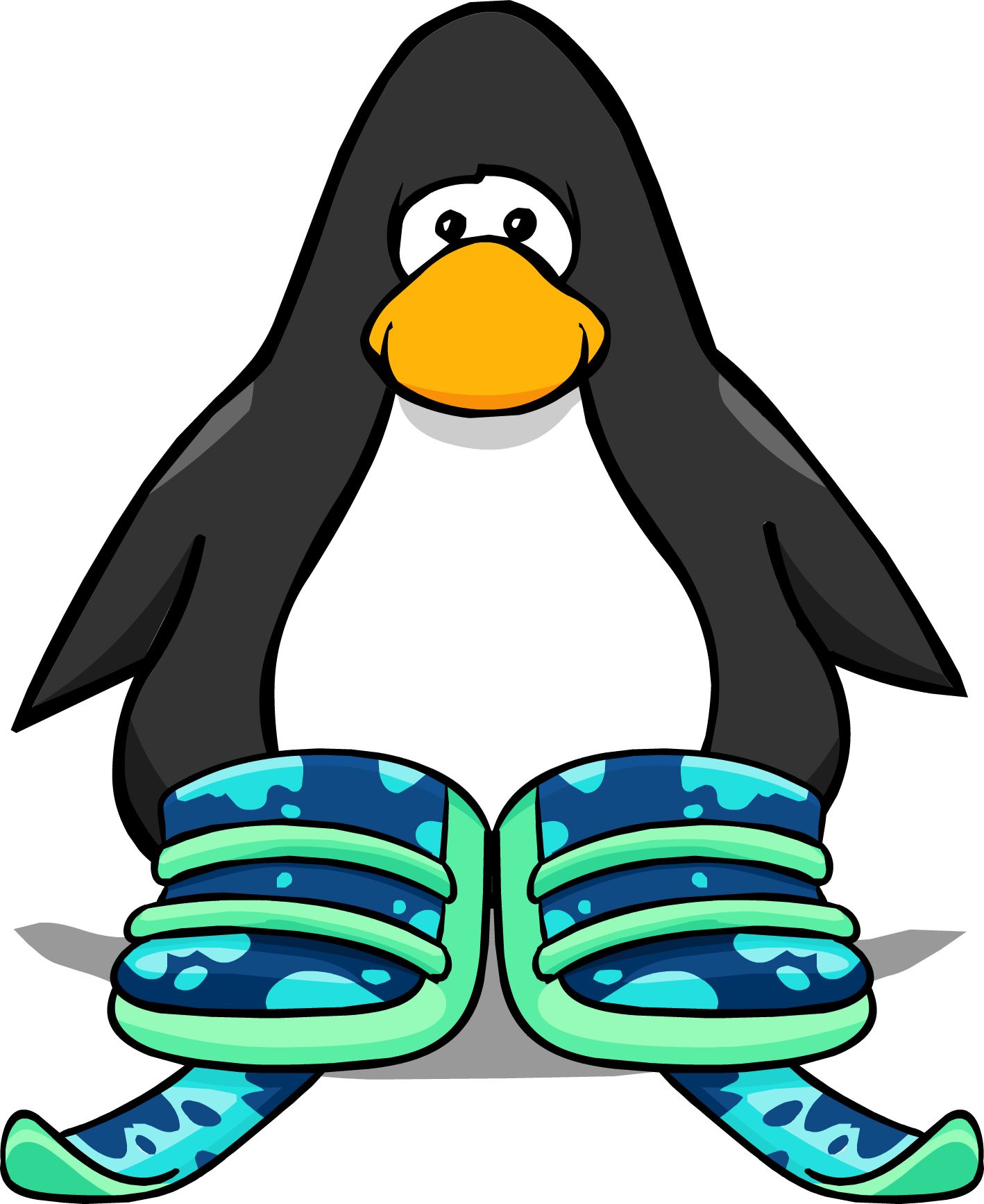 Image Cool Boots Pc Png Club Penguin Clipart (1418x1733), Png Download