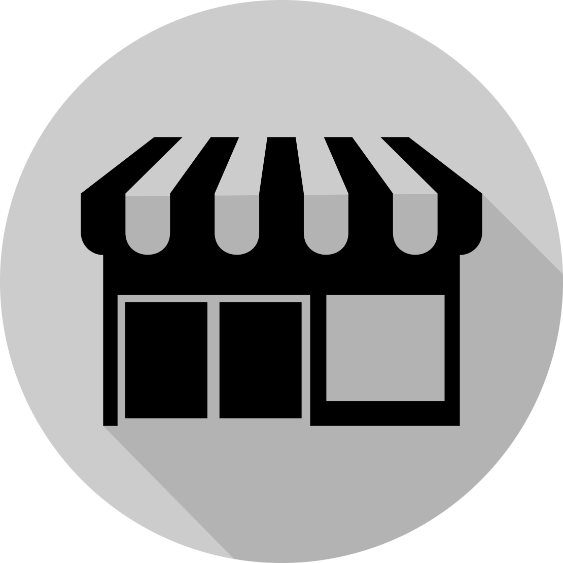 Retail Markets Clipart (1110x1110), Png Download