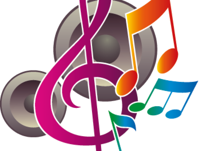 Speakers Clipart Music Notes - Png Download (640x480), Png Download
