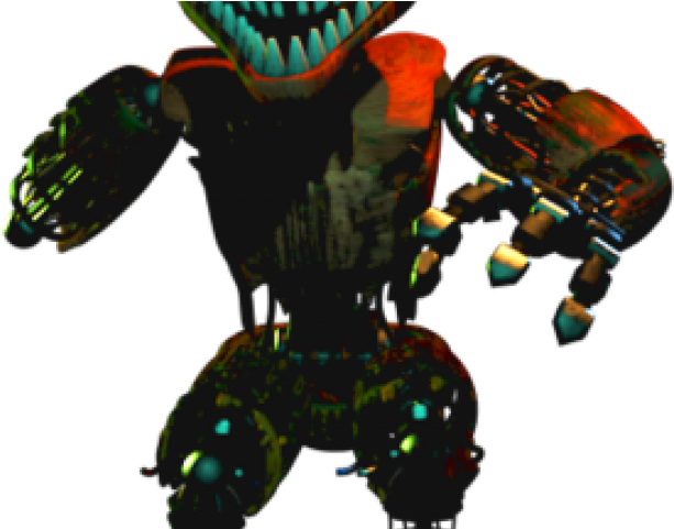 Nightmare Foxy Clipart Phantom Foxy - Png Download (640x480), Png Download