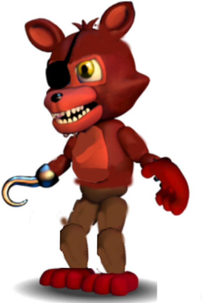 Adventure Foxy I Don't Care That's It's Unwithered Clipart (1024x1024), Png Download