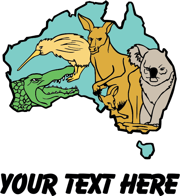 Australia Shower Curtain Clipart (700x700), Png Download