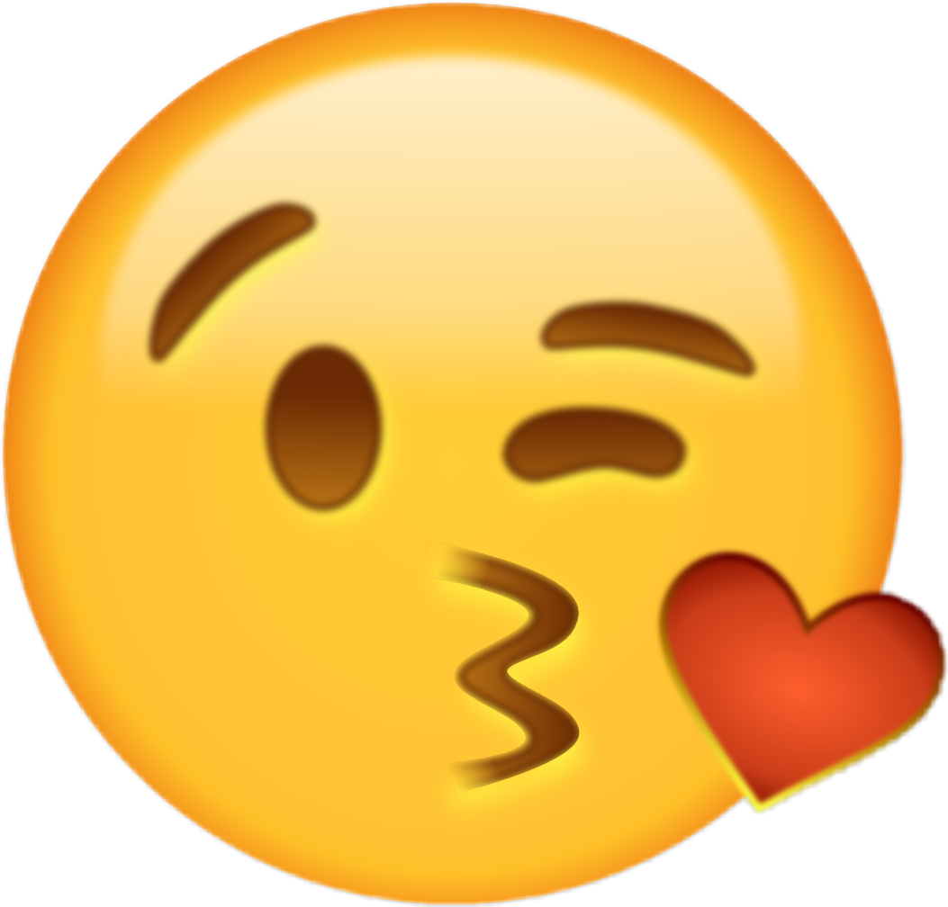 Happystickers Emoji Emote Emotes Love B Clipart (1053x1008), Png Download