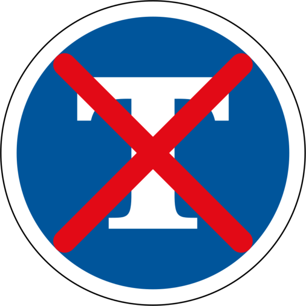 End Of Toll Road Clipart (600x600), Png Download