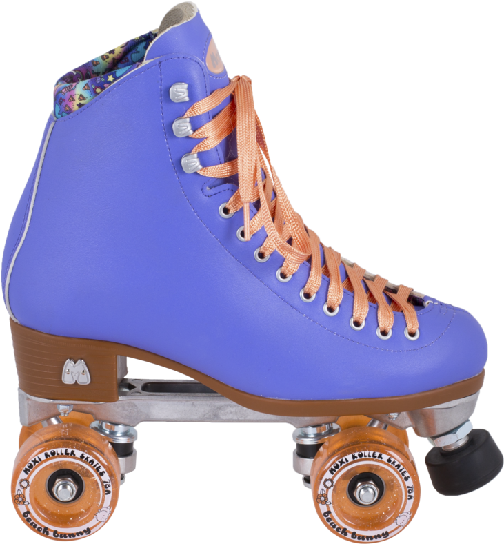 Beach Bunny Roller Skates Periwinkle Sunset Moxi Shop Clipart (1200x1200), Png Download